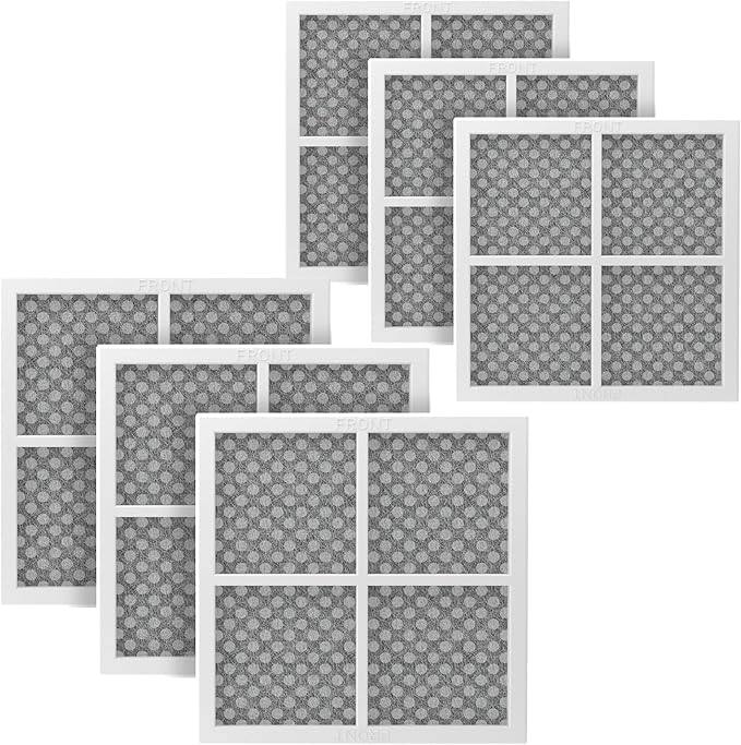 6-PACK LT120F Refrigerator Air Filter Replacement Compatible with LG LT120F and Kenmore Elite 46-9918 469918 9918, Replaces ADQ73214402 ADQ73214403 ADQ73214404 ADQ73334008