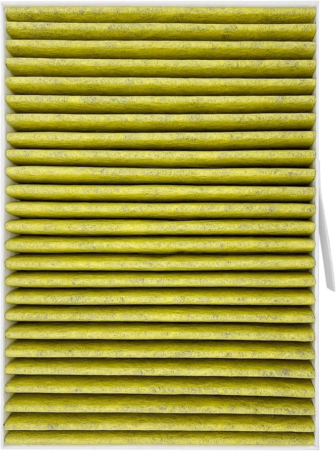 for Tesla Model S Cabin Air Filter with Activated Carbon Fit 2016+ Model S Fit 21072736-00-A 1072736-00-B (2016+ Activated Carbon)