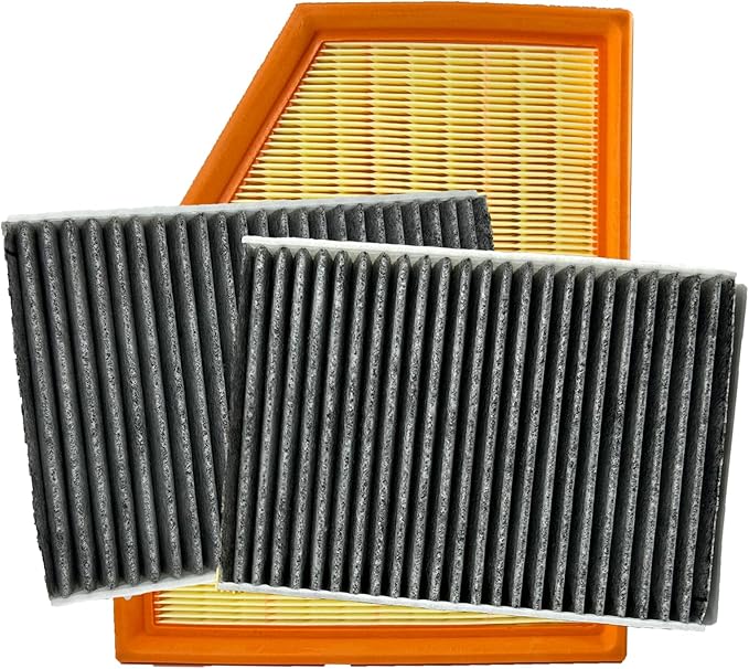 Engine Cabin Air Filters Compatible with BMW X5 X7 X6 BMW5 530i 540i 530e 740i 745e 745Le xDrive 840i Gran Coupe xDrive BMW Engine Cab AC Air Filtration 13718577170 64119366401 64115A1BDB6