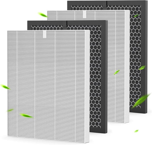 Filter Q–1712-0123-00 Replacement filter for Winix 5510 and 5520 Air Purifier, 5510 Replacement Set: 2 HEPA & 2 Carbon Filters