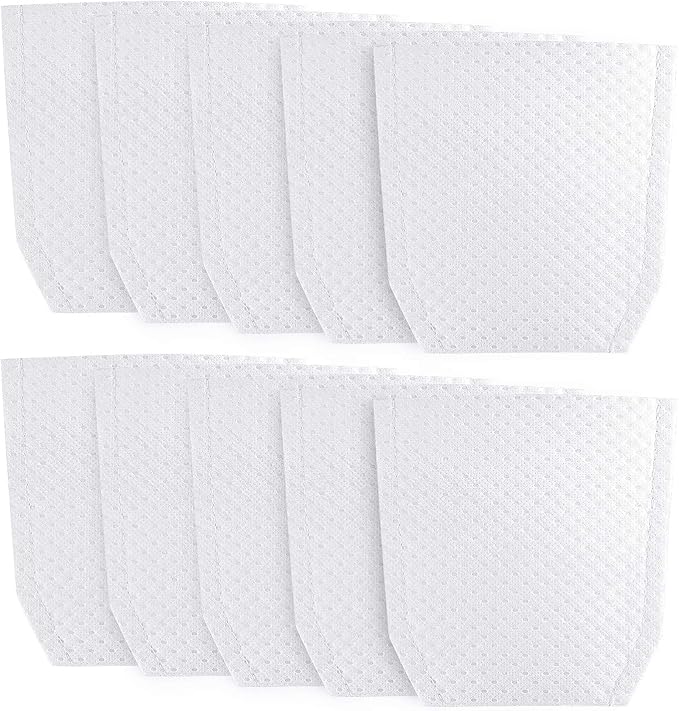 isinlive Cloth Vacuum Filter Compatible with Makita T-03193 443060-3, Makita Cordless Vacuums Models XLC02ZB, XLC02ZW, XLC02RB1W, XLC02R1B, LC01Z, BCL180W, 10PCS