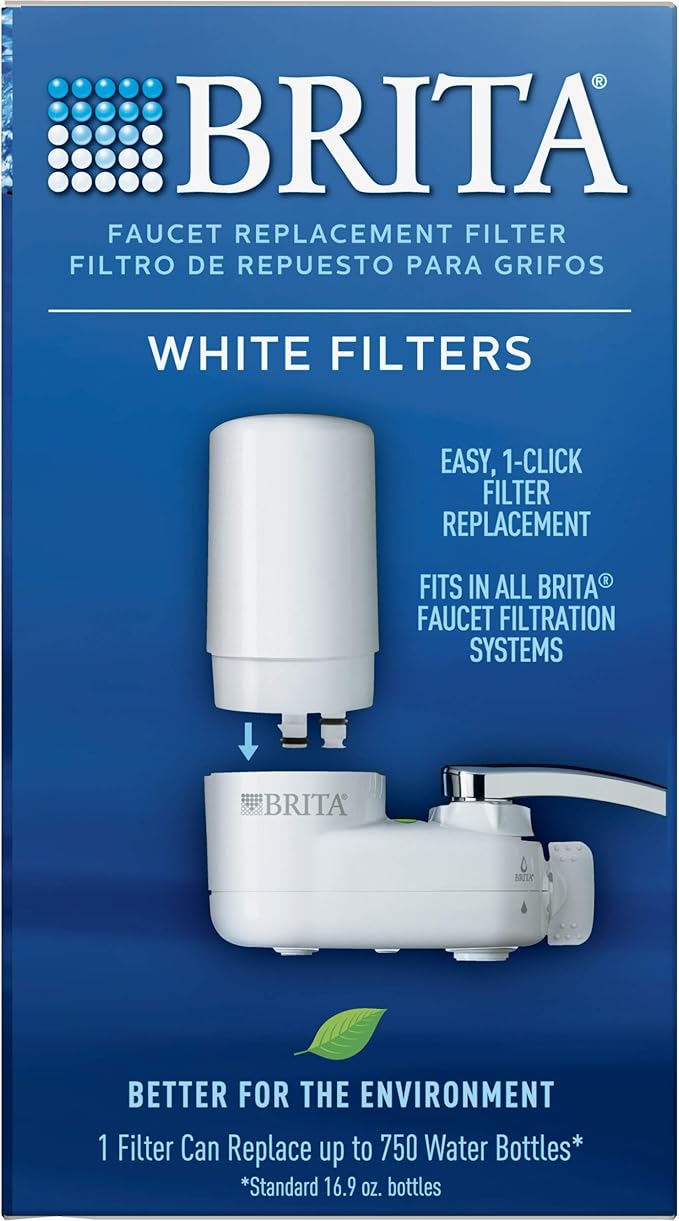 Brita On Tap Filtration system Replacement Filter, White