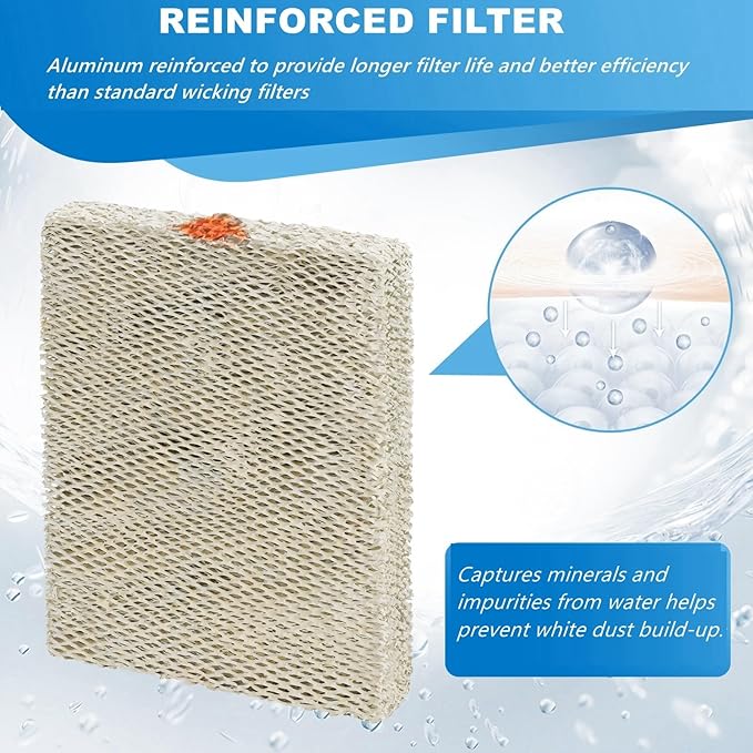 35 Water Panel Humidifier Replacement Filter made of aluminum mesh Compatible with AprilAire Humidifier Models 350, 360, 560, 560A, 568, 600, 600A, 600M, 700, 700A, 700M, 760, 760A, 768(3-Pack)