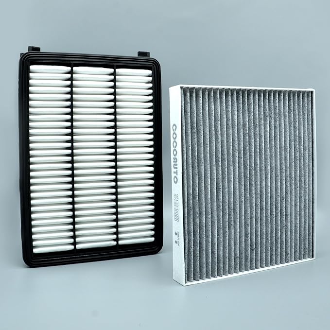 Engine & Cabin Air Filter Kit for Tucson (2016-2021), fits Sportage (2017-2022), Replace OE CA12065, 28113D3300, 97133D1000