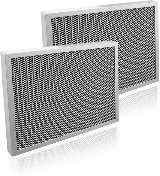 WUMZIJ 2PCS 5443 Dehumidifier Filter Compatible with Whole-House Dehumidifiers Models 1830 1850 1852 and Ventilation Models 8191 8192, MERV 8 Washable 10x12x1