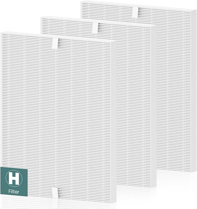 116130 Replacement Filter H for Winix 5500-2 AM80 Plasmawave Air Purifier, Includes 3 Pack Filter