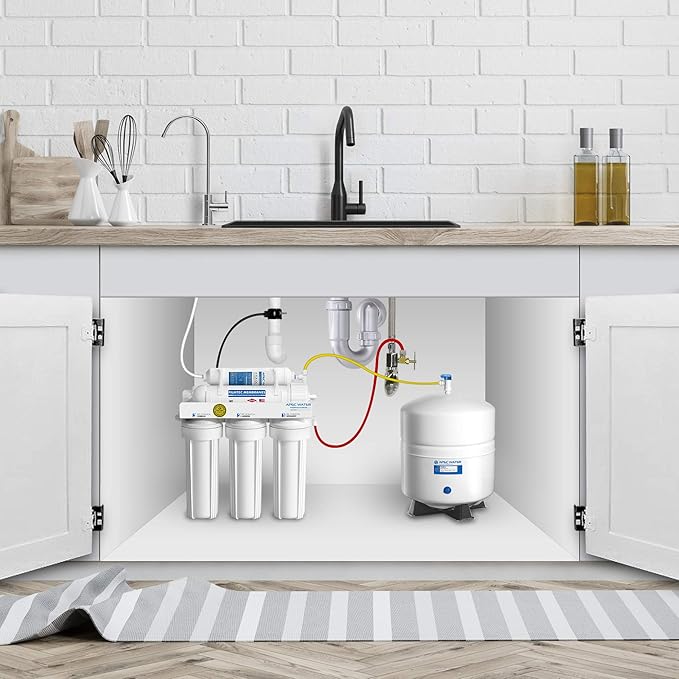 APEC Water Systems Tank-4 4 Gallon Residential Pre-Pressurized Reverse Osmosis Water Storage Tank