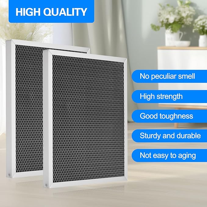 5443 Washable Dehumidifier Filter MERV 8 Replacement for Aprilaire Whole-House Dehumidifiers Models 1830, 1830CS, 1830W, 1830Z, 1850, 1850CS, 1850D, 1850W, 1850Z, 1852 Dimensions 10"x12"x1", 2 packs
