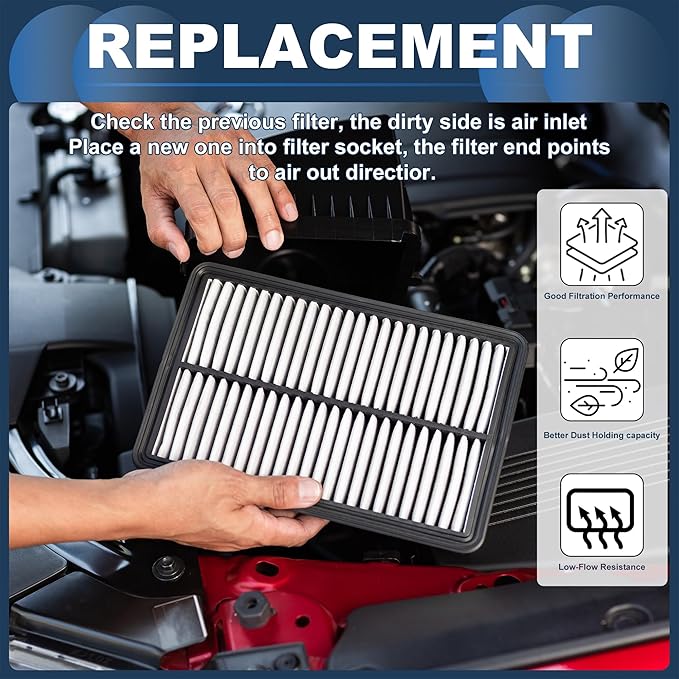 Engine Air Filter Engine Air Filter No.28113G2100 for Kia Niro 1.6L 2017-2022 Long Life
