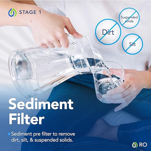 Kind Water 6-Stage Reverse Osmosis Drinking Water System with (Brushed Nickel Faucet (Brushed Nickel)