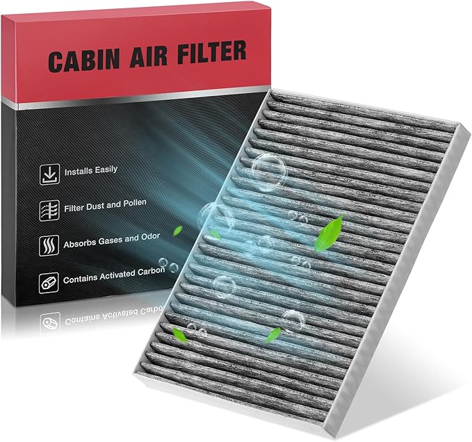 BDFHYK CF11663 Cabin Air Filter with Activated Carbon Compatible with Buick Enclave 2008-2017, Compatible with Chevy Traverse 2009-2017, compatible with GMC Acadia Limited/Acadia, 1PCS