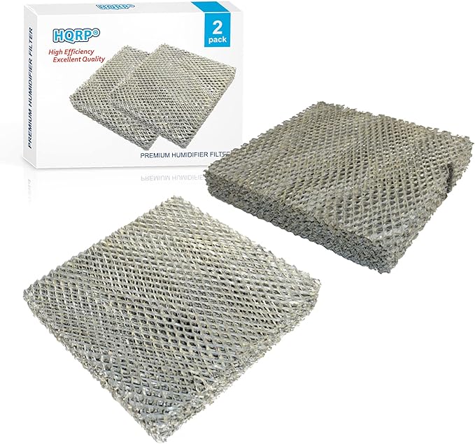 HQRP 2-Pack Water Filter Compatible with Honeywell HE220 HE225 HE220A HE220B HE225A HE225B HE100 HE150 HE100A HE150A/B HE200B HE240 Humidifiers; HC22 HC22P HC22P1001 HC22E1003 HC22A1007 Replacement