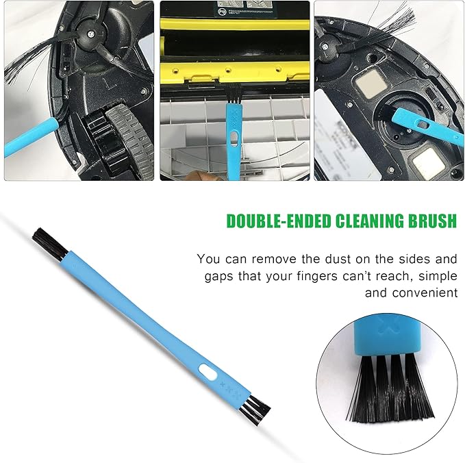Vacuum Attachments Accessories for Robot Vacuum Cleaner,Cleaning Brush roll Cleaning Tool Replacement Parts, Part kit Tool for Vacuums Cleaner Replacement Include Vacuum Cleaning Cloth