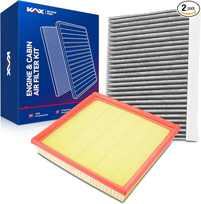 KAX Engine & Cabin Air Filter Kit, Replacement for Subaru Crosstrek 2024-2026, Impreza 2024-2026, Replace# CA12295 CF12157