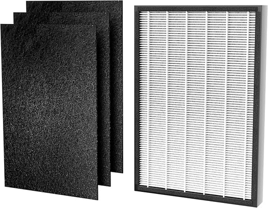 MPHELW-P339 Air Purifier Replacement Filters P339 Air Purifier, 3 Pre-Filters and 1 Composite Filter, Genuine Version