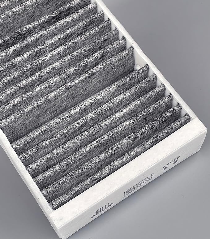OIFILLIO Cabin Air Filter kit for Mercedes GLE350 GLS450 (2016-2019), ML350 (2012-2015), GL450 (2013-2016), GLE400 GLS550, Replace 1668300318 & 1668300218 (3-Piece Set)