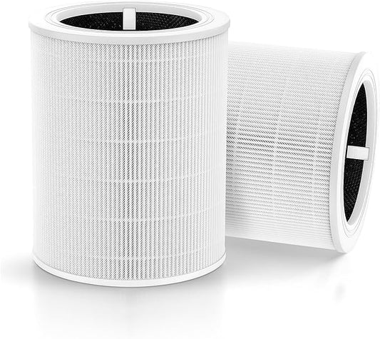 Core 600S Replacement Filter Compatible with LEVOIT Core 600S-RF & Core 600S-P Air Filter, 3-in-1 High-Efficiency Filter Core 600S for Home Large Room, 2 Pack