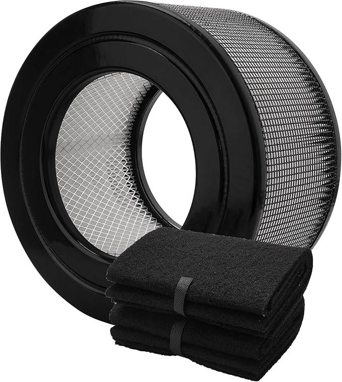 20500 Replacement Filter Compatible with Honeywell 10500 (EV-10) 17000 17000-S 17005 Air Purifiers, Part Number 20500, with 1 True HEPA Filter + 2 Carbon Pre-Filters