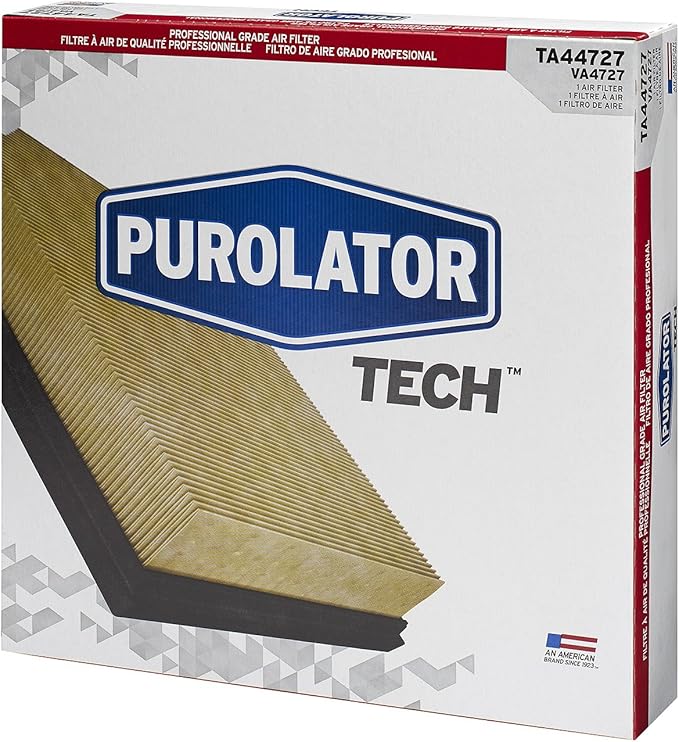 Purolator TA44727 PurolatorTECH Air Filter Compatible With 2005-2019 Nissan Frontier, 2004-2015 TITAN, 2005-2012 Pathfinder, 2005-2015 Xterra, 2005-2015 Armada and 1993-2004 Jeep Grand Cherokee
