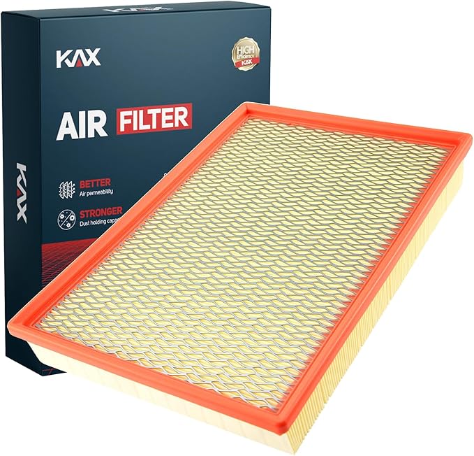 KAX Engine Air Filter, CA9401 Replacement for Ram 1500 2011-2018 2002-2010, Ram 2500 2003-2010, Ram 1500 Classic 2019-2023, Advanced Air Filter Media, Increased Acceleration
