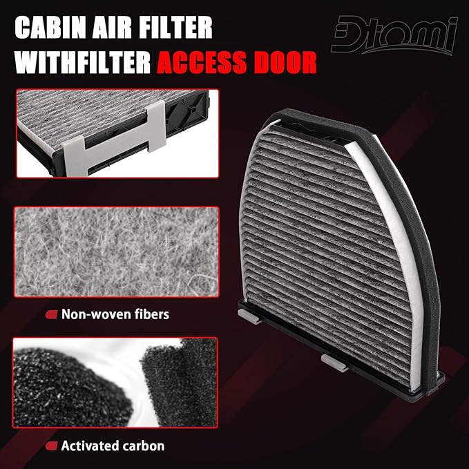 Engine Oil, Air Filter Cabin Air Filter Compatible With Mercedes-Benz Vehicle C240 E320 C230 C300 C320 C350 E350 E500 Gl450 Sl500 Replaces# CUK29005, C3698/3-2, HU718/5X