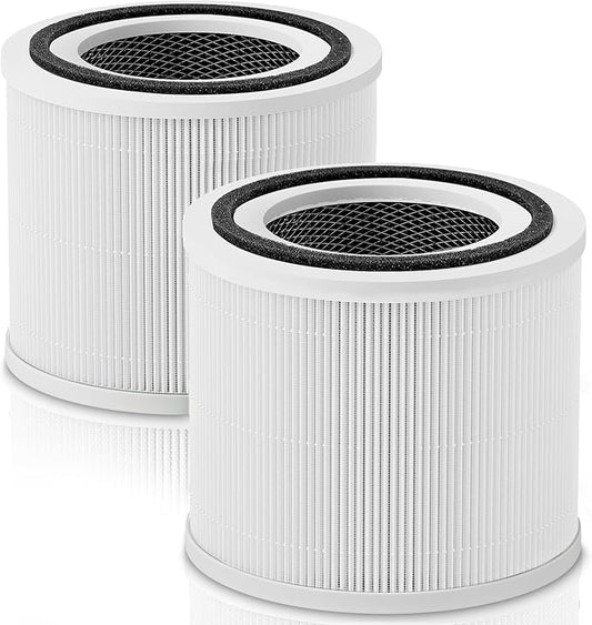 Core 300 Replacement Filter for LEVOIT Core 300, Core 300S and Core 300-P Air Purifier, 3-in-1 True H13 Filter Replacement, Compared to Part # Core 300-RF, White, 2 Pack