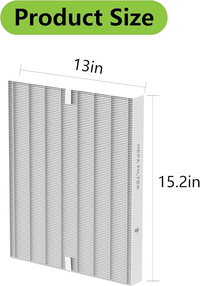 AP-1512HH HEPA Filter 4-Pack: Replacement for Coway AP-1512HH, AP1512HH Mighty, AP-1512HH-FP and Airmega 200M Air Purifier |Part #3304899