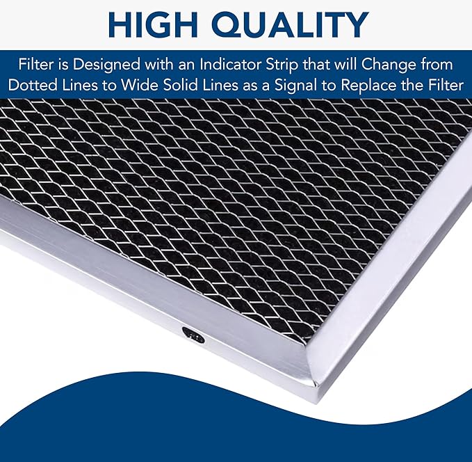 Broan-NuTone HPF30 Replacement Charcoal Filter (XC) for Dual Filter Ductless Range Hoods, Carbon Air Filter, 2 Count