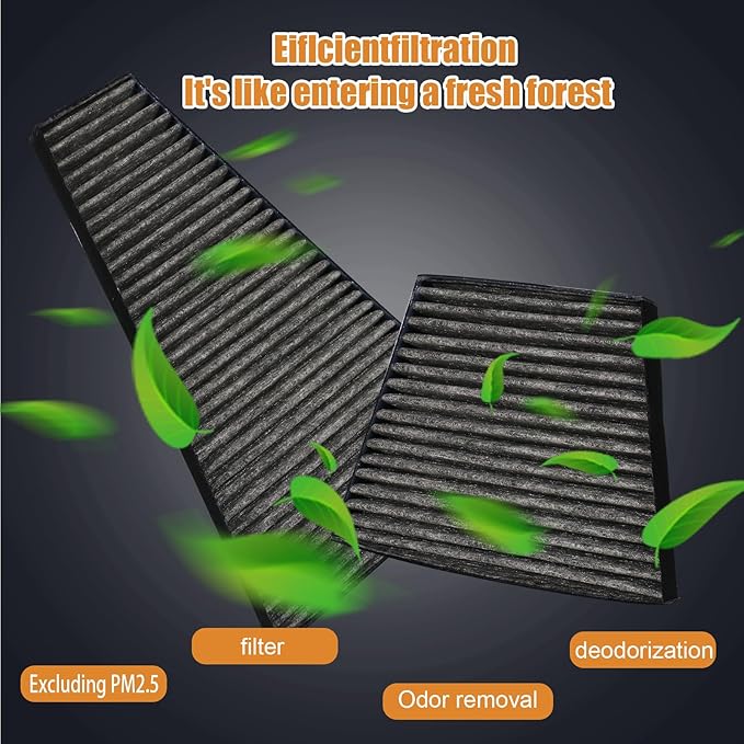 PC99247C Cabin Air Filter| Fits 2010-05 Bentley Continental, 2006-04 Volkswagen Phaeton,GT GTC Flying Spur set 2 pcs