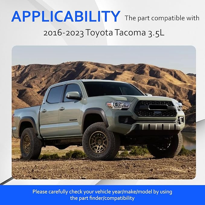 CA11895 Engine Air Filter Compatible with Toyota Sequoia 2014-2022, Tacoma 2016 2017 2018 2019 2020 2021 2022 2023, Tundra 2014-2021 3.5L 4.0L 4.6L 5.7L Replacement for 17801-0P100