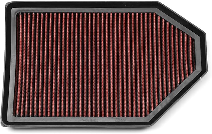 DNA Motoring AFPN-173-RD Clean Air Washable Drop In Panel Air Filter Enhance Engine Performance Power & Acceleration Improve [Compatible with 11-18 Dodge Charger/Challenger]