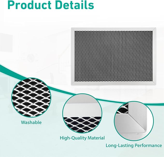 2 Pack 5695 Washable MERV 8 Dehumidifier Filter Compatible with AprilAire Whole-House Dehumidifiers 1820 1820Z E070 E070KZ E070KZM E070N E070T E070Z