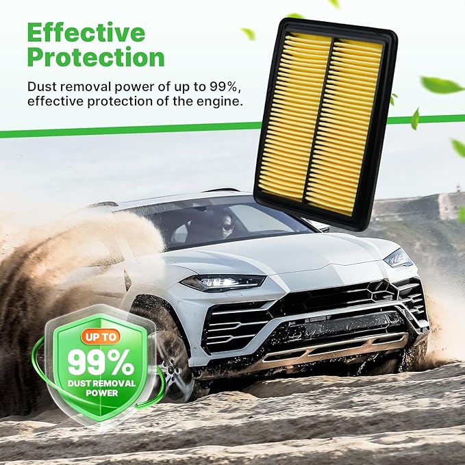 Engine+Cabin Air Filters Fit for Nissan Rogue 2014-2020, Rogue Sport 2017-2022, Qashqai 2017-2022 Engine Air Filter Replacement Air Filter With Activated Carbon# CF11854 CA11858