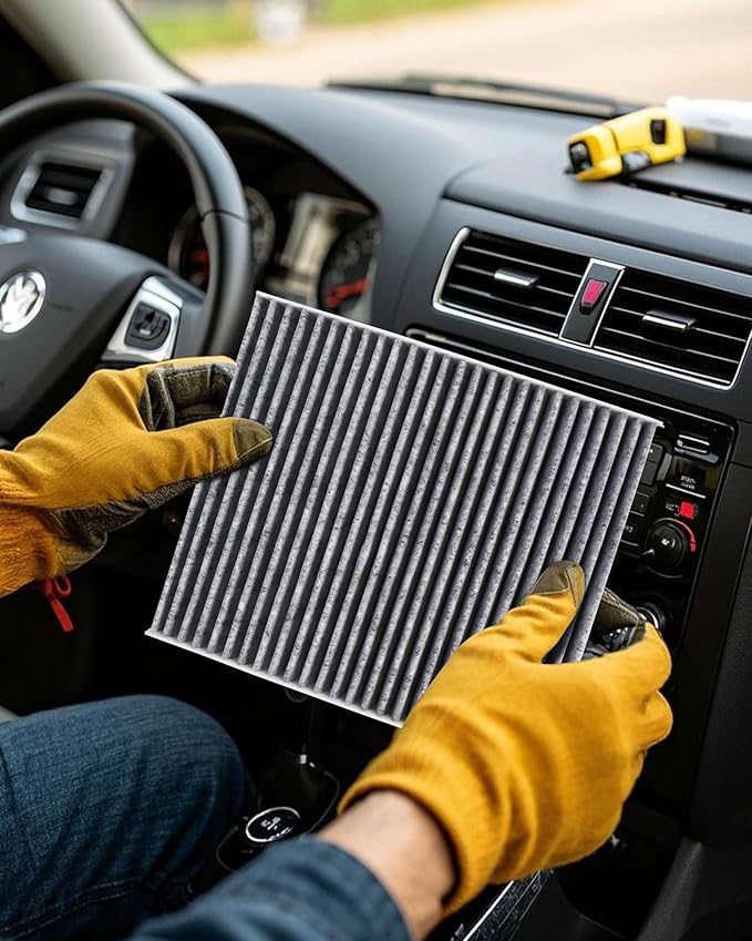 87139-YZZ20 Cabin Air Filter with Activated Carbon Compatible with 2005-2017 Toyota,87139-YZZ10 87139-YZZ08 Compatible with 2006-2015 Lexus,Replaces CF10285 CP285 C3566
