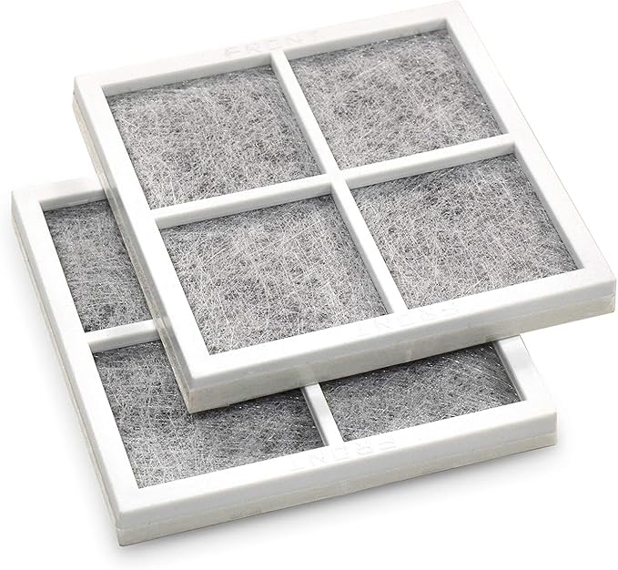 HQRP 2-Pack LT120F Air Filter compatible with LG LMXS27626S LMXS27676D LMXS27766S LMXS30746S UPFXC2466S LMXS30776S LMXS30756S LMXS30786S LMXS30796D LNXC23726S LNXC23766D Refrigerator