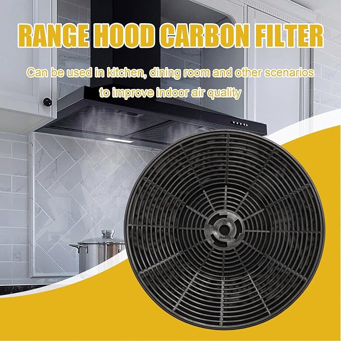 CFK4 2 Pack Range Hood Filter, Replacement for Hauslane Model IS-200SS-3 Replacement for Cosmo COS-5MU30, Replaces CFI006 CFI003