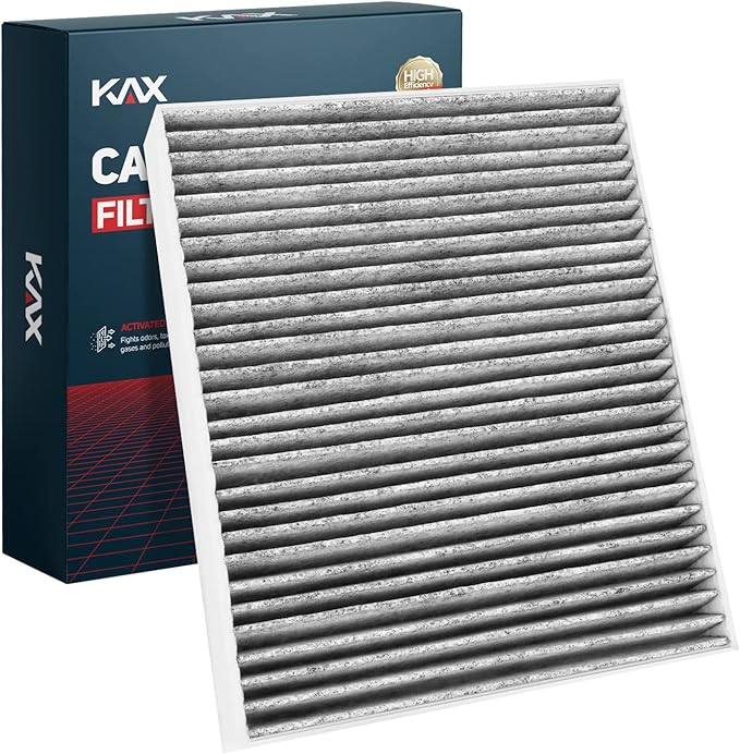 KAX Cabin Air Filter with Activated Carbon, CF11176 Replacement for Ford Explorer 2011-2019 Taurus 2009-2019 Flex 2010-2019 Police Interceptor Sedan MKS, Fresh Air Cabin Filter