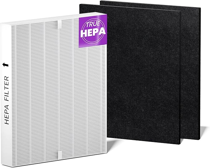 Colorwing AP-1512HH Filter Replacement Set Compatible with Coway Airmega AP-1512HH & Coway 200M Air Purifiers, 1 True HEPA and 2 Activated Carbon Filters, H13 Grade & Long Lasting （Part #3304899）