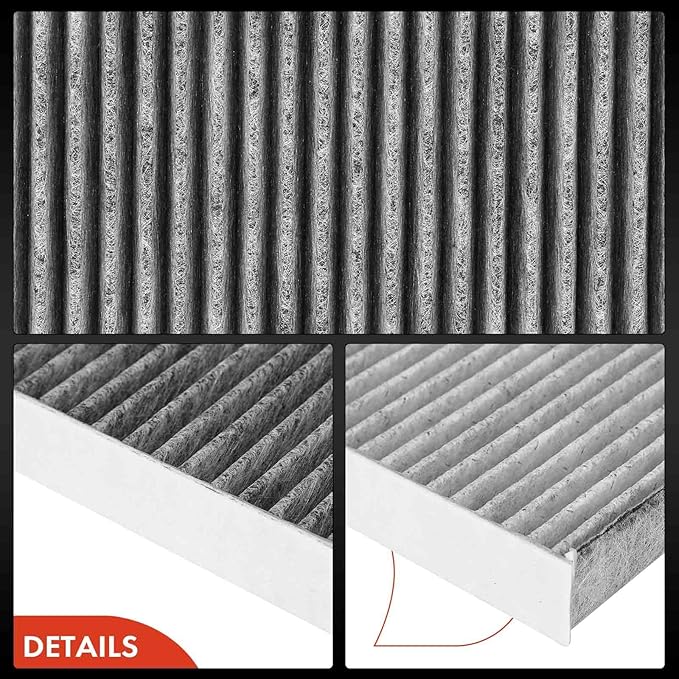 A-Premium Cabin Air Filter with Activated Carbon Compatible with Kia Soul 2010 2011 2012 2013, Replace# 971332K000