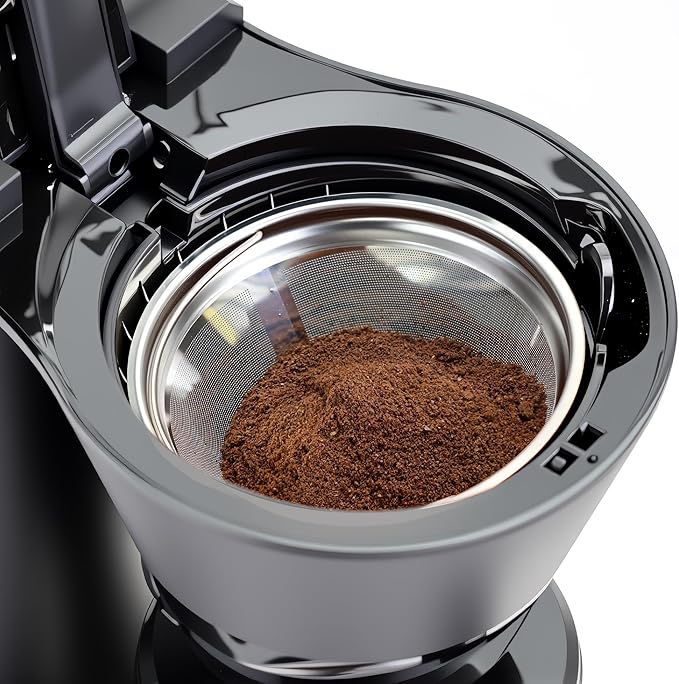 Cone Coffee Filters Compatible with Cuisinart Coffee Maker DCC-5570NAS, Reusable Stainless Steel Cone Filters for Cuisinart 5 Cup