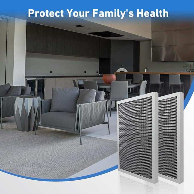 5695 Washable MERV 8 Dehumidifier Filter Compatible with AprilAire Whole-House Dehumidifiers 1820 1820Z E070 E070KZ E070KZM E070N E070T E070Z-2 Pack