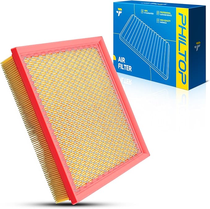 PHILTOP Engine Air Filter, Compatible with CA11170 Journey 2011-2019 3.6L, Avenger 2011-2014 3.6L, Chrysler 200 2011-2014 3.6L, Improve Engine Performance