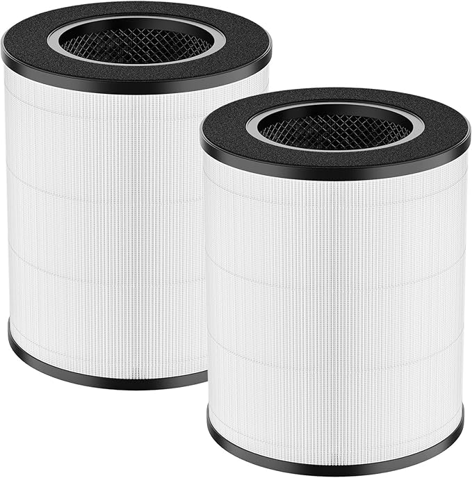 AP-T20 Replacement Filter Compatible with HoMedics AP-T20 Air Purifier, 3-in-1 Total Clean Tower Efficient Type Filters Replacement for AP-T20WT AP-T20BK, Part#AP-T20FL, 2 Pack