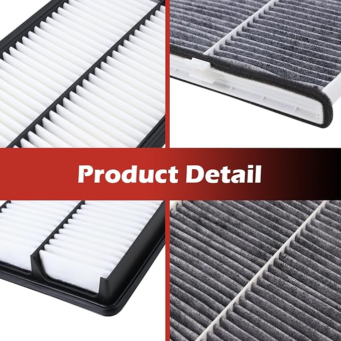 CA11259 Engine Air Filter and CF11811 Cabin Air Filter kit Compatible with 2013-2025 CX-5 2.0L 2.5L Naturally Aspirated Gas Only 2014-2018 Mazda 3 2.0L 2.5L 2014-2021 Mazda 6 2.5L Not for Turbo