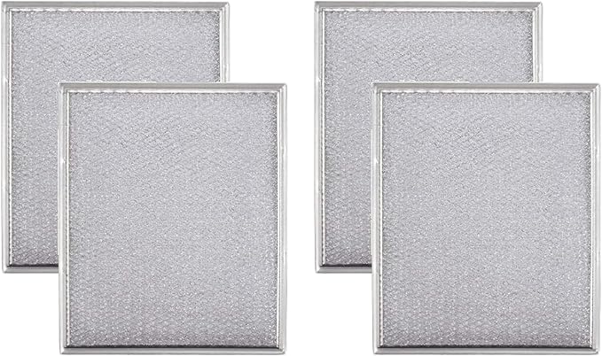 Nispira Replacement Aluminum Grease Filter Compatible with Broan NuTone NY NV Range Hoods, Compared to Part BP29, 4 Filters