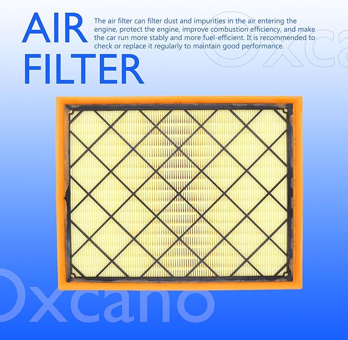 CA11013 Engine Air Filter Compatible with BMW E70 Series X5, 2009-2014, L6 3.0L, Diesel, Flexible Panel Replacement for AF3221