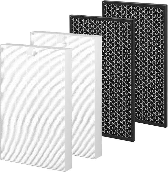 2 Set XQ True HEPA Replacement Filter Compatible with Winix XQ and XQ Pro Tower Air Purifier, Item#1712-0089-01-0101-02, Air Clean Dust Filter