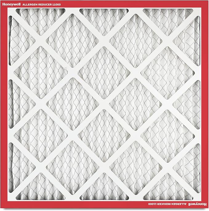 Honeywell 24x24x1 MERV 11 Allergen Reducer 11000 Electrostatic Pleated HVAC AC Furnace Air Filter (12-Pack) | Replacement Filter for Home Use | Made in USA