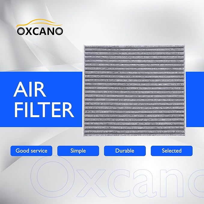 68223044AA Cabin Air Filter with Activated Carbon Compatible with Chrysler 200 2015-2017, Jeep Cherokee 2014 2015 2016 2017 2018 2.4L 3.6L Replacement for CAF1918P