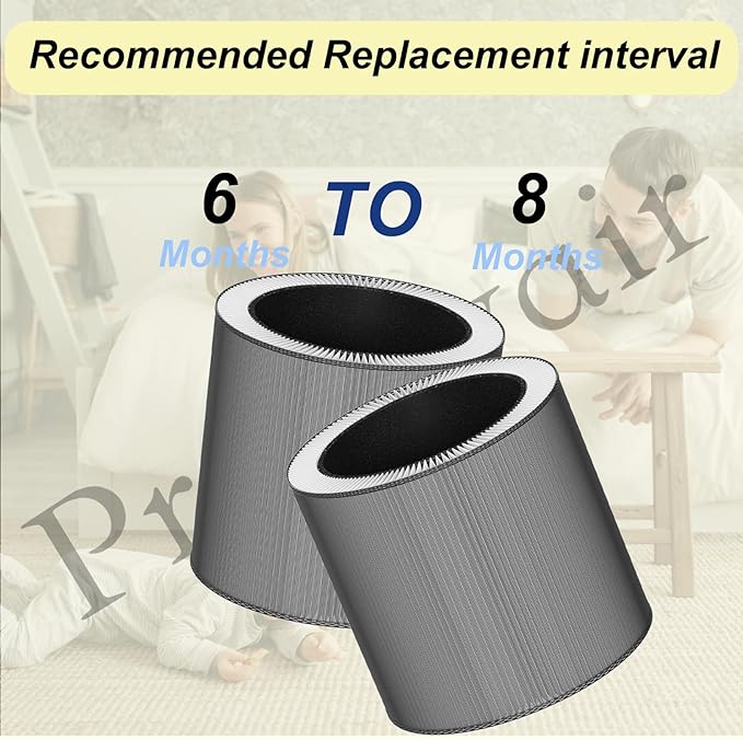 2 Pack C610 True Hepa Replacement Filter 1712-0121-00 Compatible with Winix C610 Air Cleaner Purifier, Part#C610